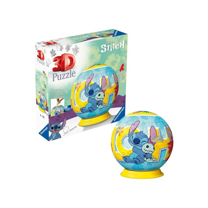 PUZZLE BALL 3D STITCH 72PZ 115969