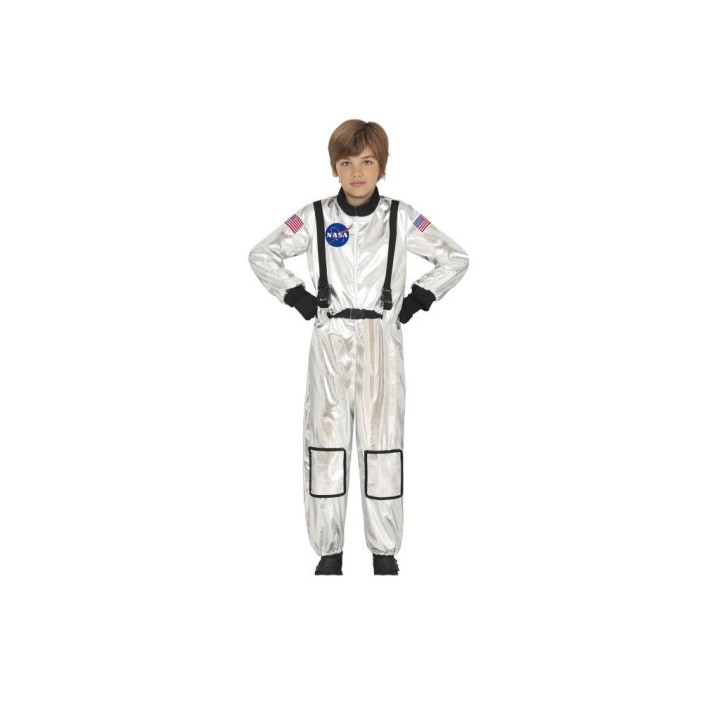 COSTUME NASA SILVER ASTRONAUTA BIMBO 5-6