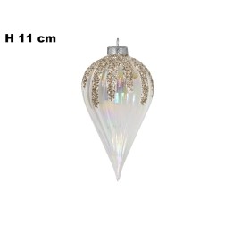 PENDENTE TRASPARENTE 11CM