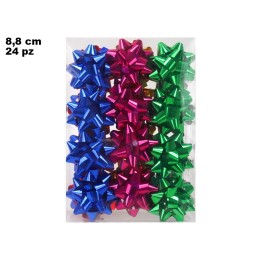 BOX COCCARDE COLORATE 24PZ 8.8CM