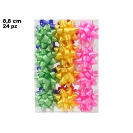 BOX COCCARDE COLORATE 24PZ 8.8CM