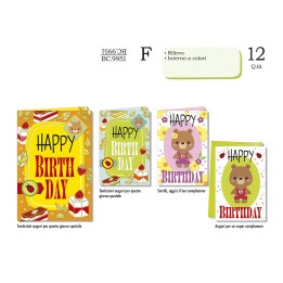 BIGLIETTI COMPLEANNO BAMBINI BC 9951
