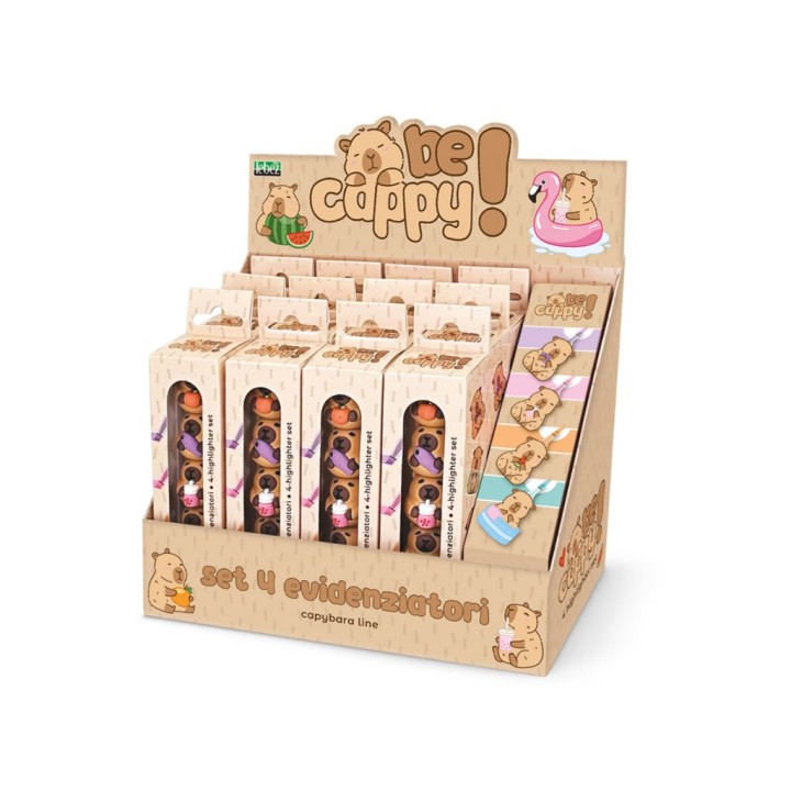 CAPYBARA SET MINI EVIDENZIATORI 82195