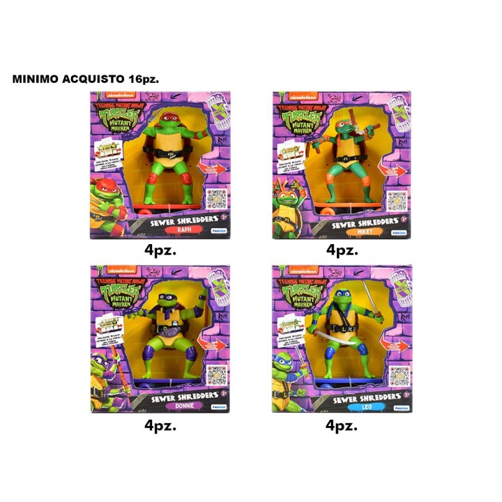 TARTARUGHE NINJA PERSONAGGI ASSORTITI
