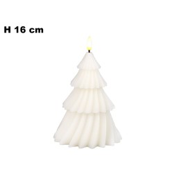 CANDELA LED ALBERO DI NATALE BIANCA