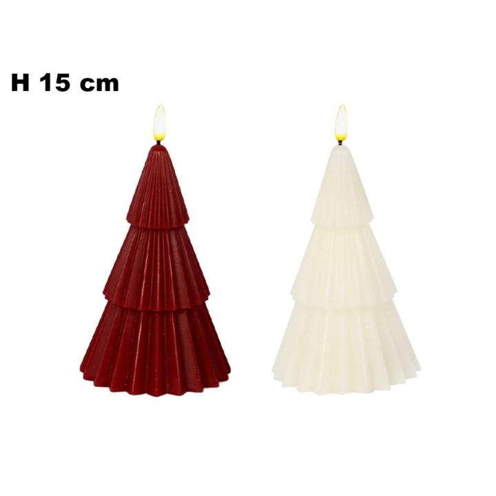 CANDELA LED ALBERO DI NATALE 2 ASSORTITI