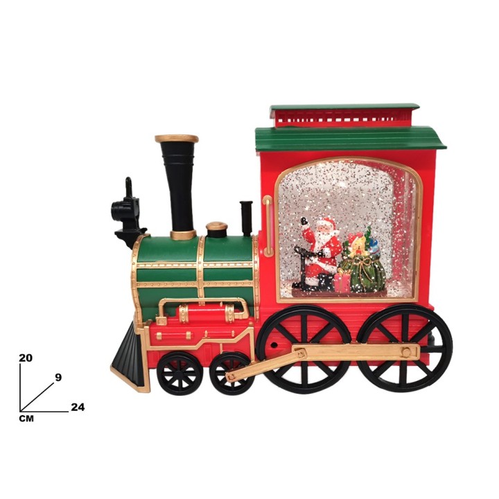 AMPOLLA TRENINO BABBO NATALE