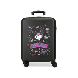 TROLLEY 55CM. 4R. KUROMI RETRO POP NERO