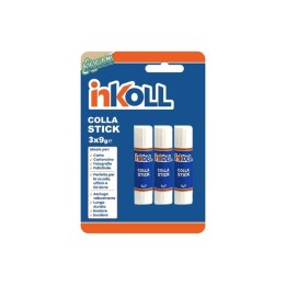 COLLA STICK INKOLL 9 GR BLISTER 3PZ
