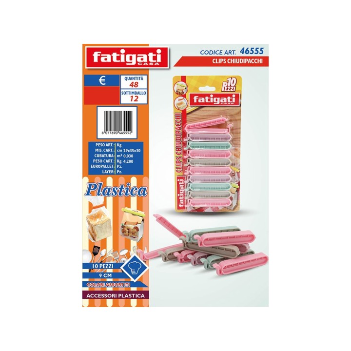 CLIPS CHIUDIPACCHI 10PZ