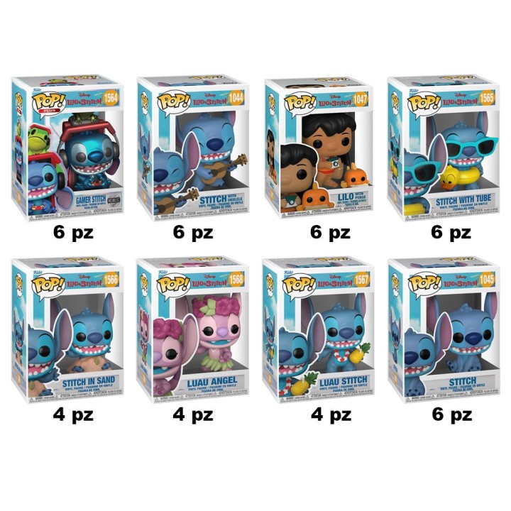 FUNKO POP EXPO STITCH 42 PEZZI