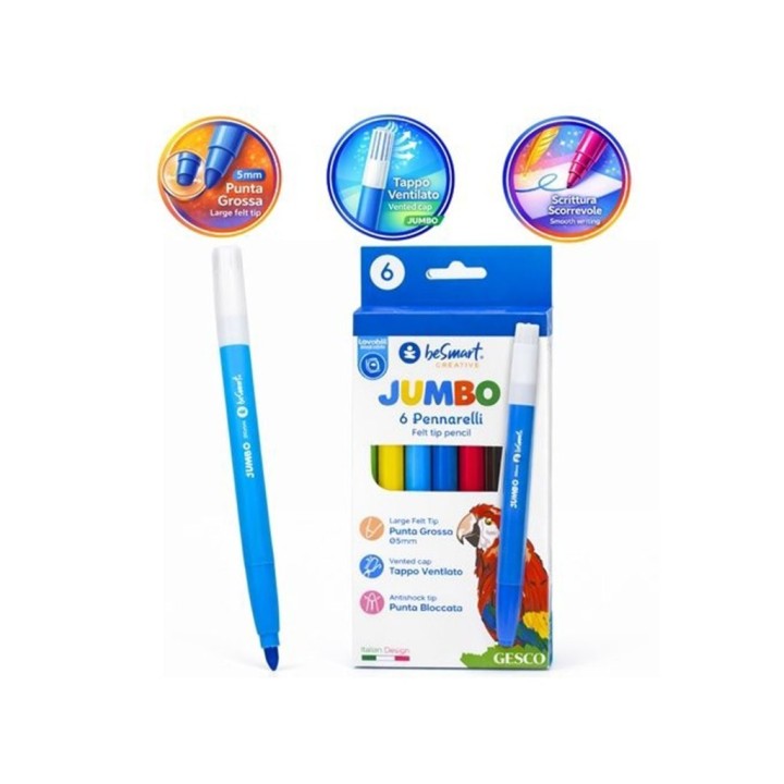 BOX 6 PENNARELLI JUMBO BE SMART 320031
