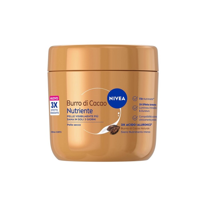 NIVEA CREMA CORPO JAR BURRO CACAO 400ML