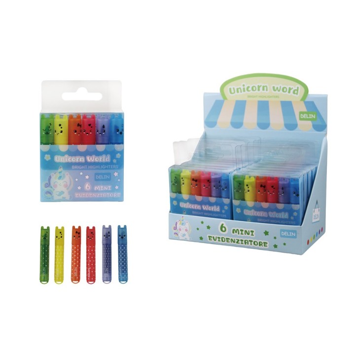 SET 6 MINI EVIDENZIATORI DE662019