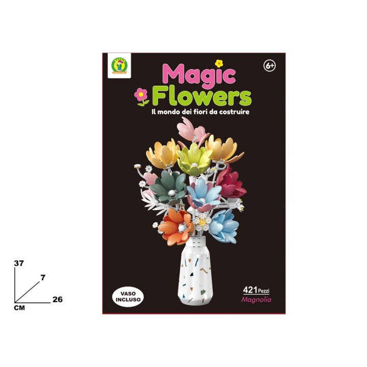 COSTRUZIONI MAGIC FLOWER MAGNOLIA 421 PZ