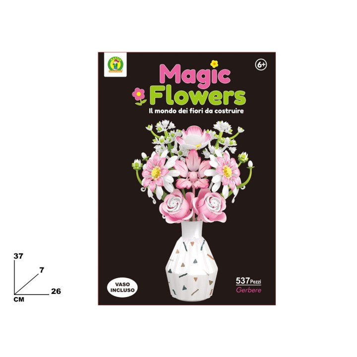 COSTRUZIONI MAGIC FLOWER GERBERE 537 PZ