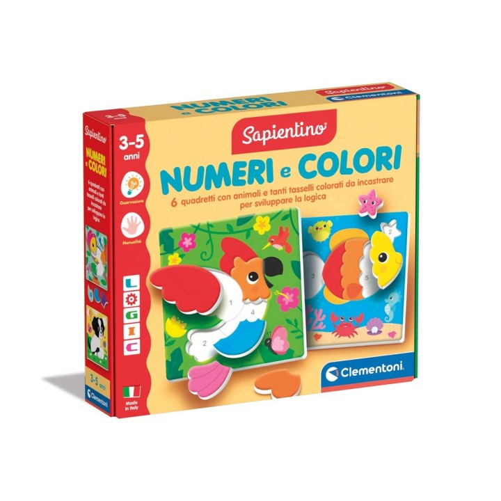 SAPIENTINO LOGIC NUMERI E COLORI 16871