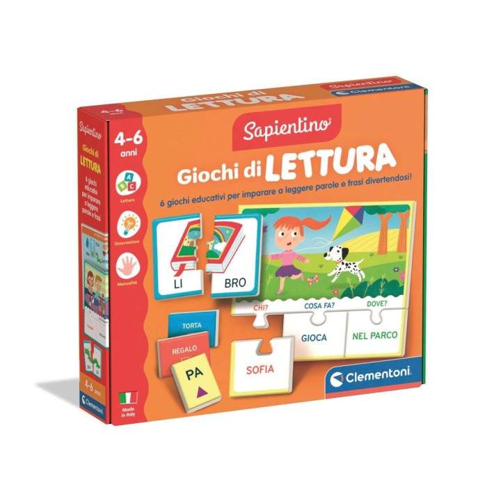 SAPIENTINO GIOCHI DI LETTURA 16498