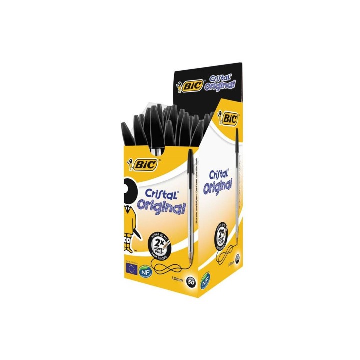 BIC PENNA CRISTAL MEDIUM NERO