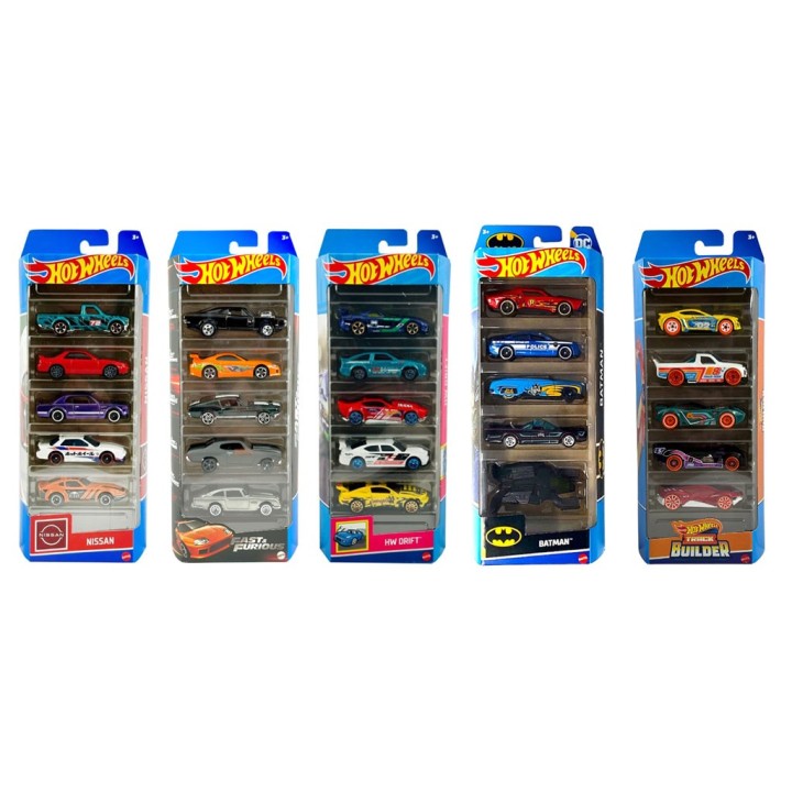HOT WHEELS 5 VEICOLI