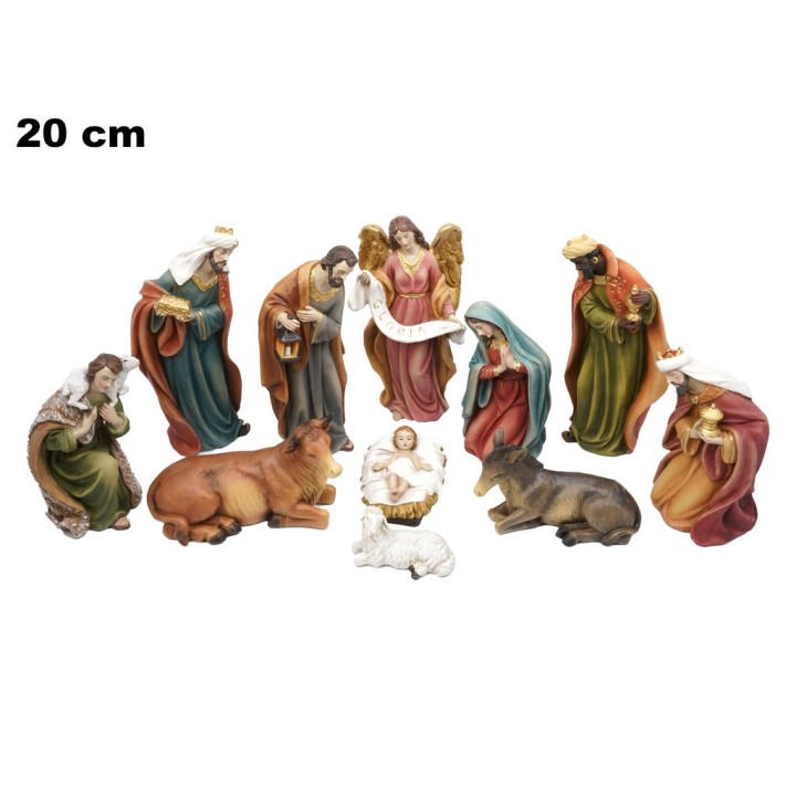 SET NATIVITA' 20 CM 11 PEZZI