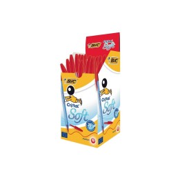 BIC PENNA CRISTAL SOFT ROSSA