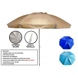 OMBRELLONE IBIZA OXFORD 220 CM