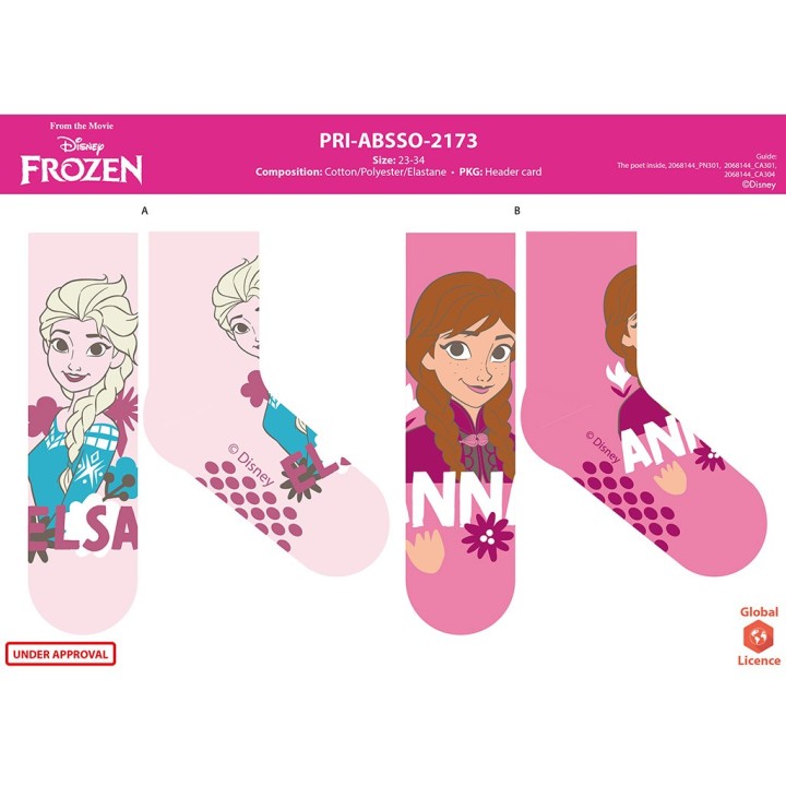 SET CALZINI ANTISCIVOLO FROZEN 2175