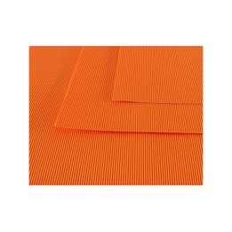 CARTONE ONDULATO ARANCIONE 50X70