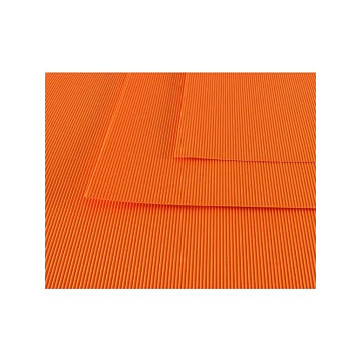CARTONE ONDULATO ARANCIONE 50X70