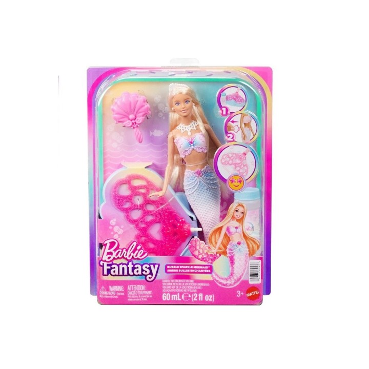 BARBIE SIRENA MAGICHE BOLLE JLW56