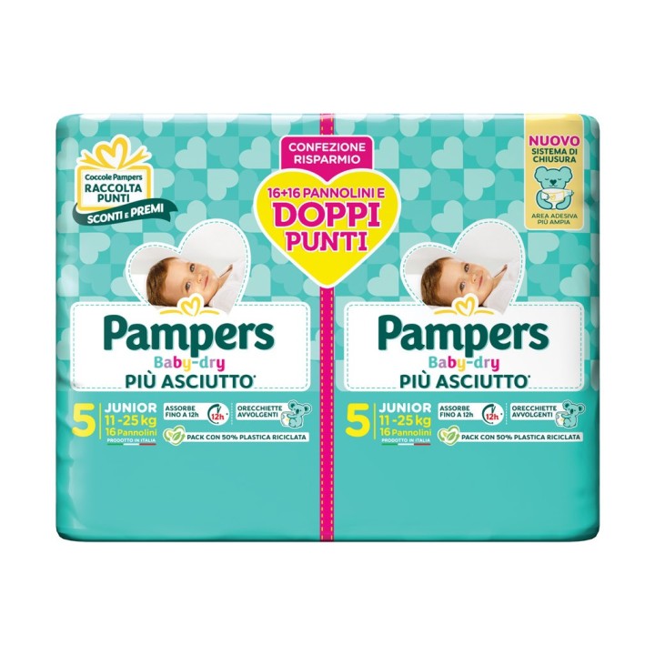 PAMPERS BABYDRY DUO JUNIOR TG5