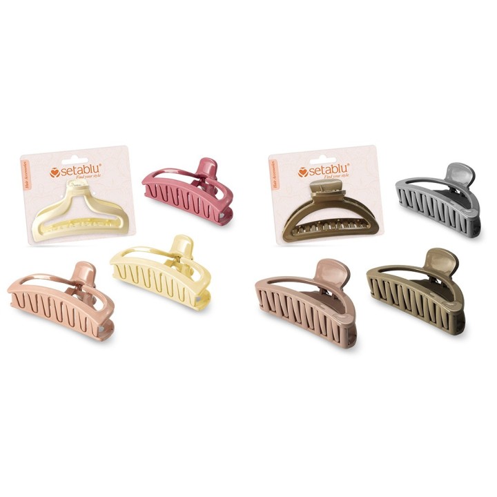 PINZA PER CAPELLI COLORATA9 CM