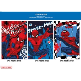 PLAID POLAR SPIDERMAN 100X150