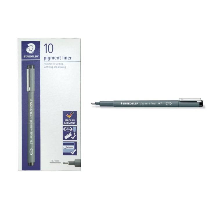 STAEDTLER FINELINER PIGMENT 0,7MM NERO