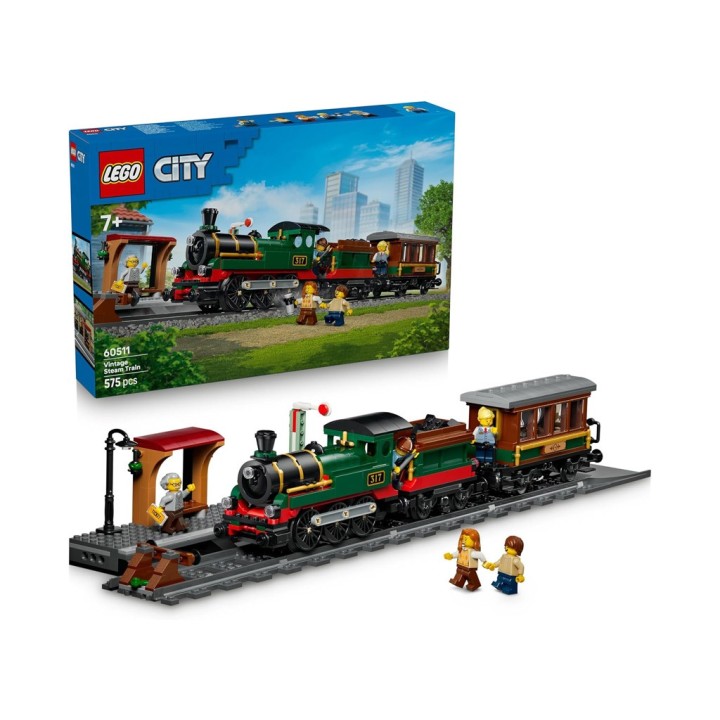 LEGO CITY TRENO A VAPORE VINTAGE 60511