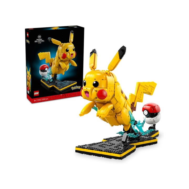 LEGO POKEMON PIKACHU E POKE BALL 72152