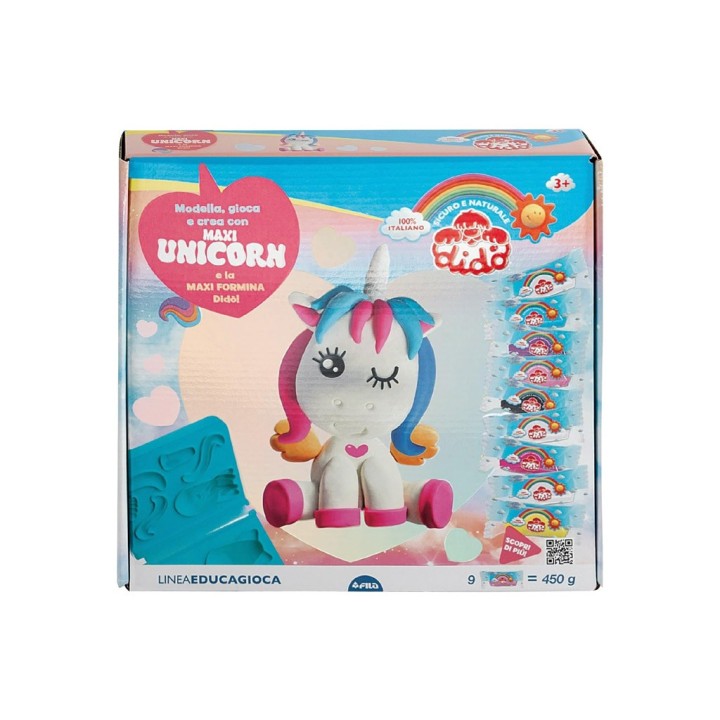 DIDO' MODELLA GIOCA E CREA MAXI UNICORN