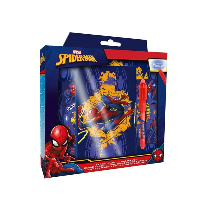 DIARIO CON PENNA MAGICA SPIDERMAN