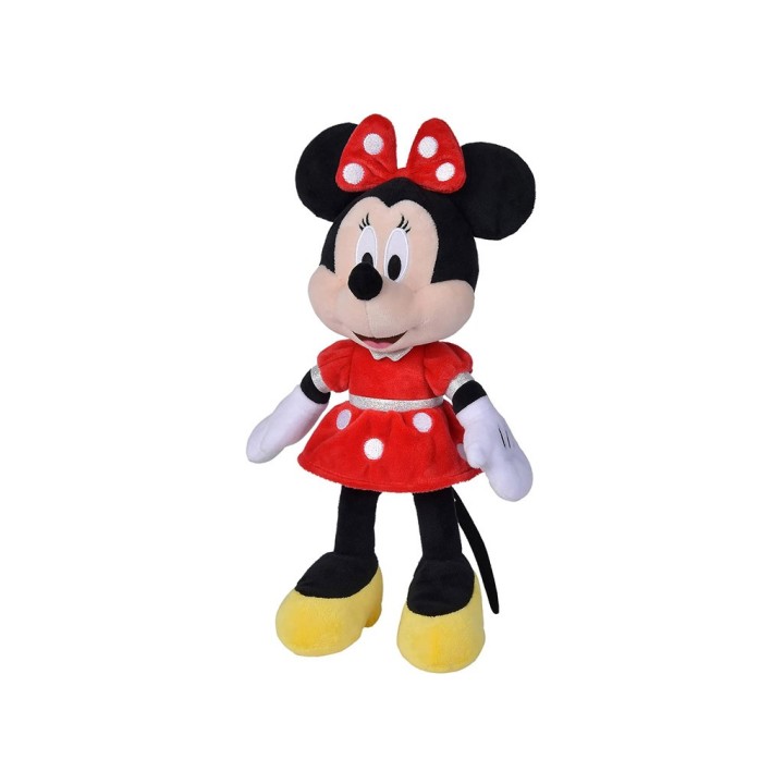 PELUCHE MINNIE ABITO ROSSO CM.35