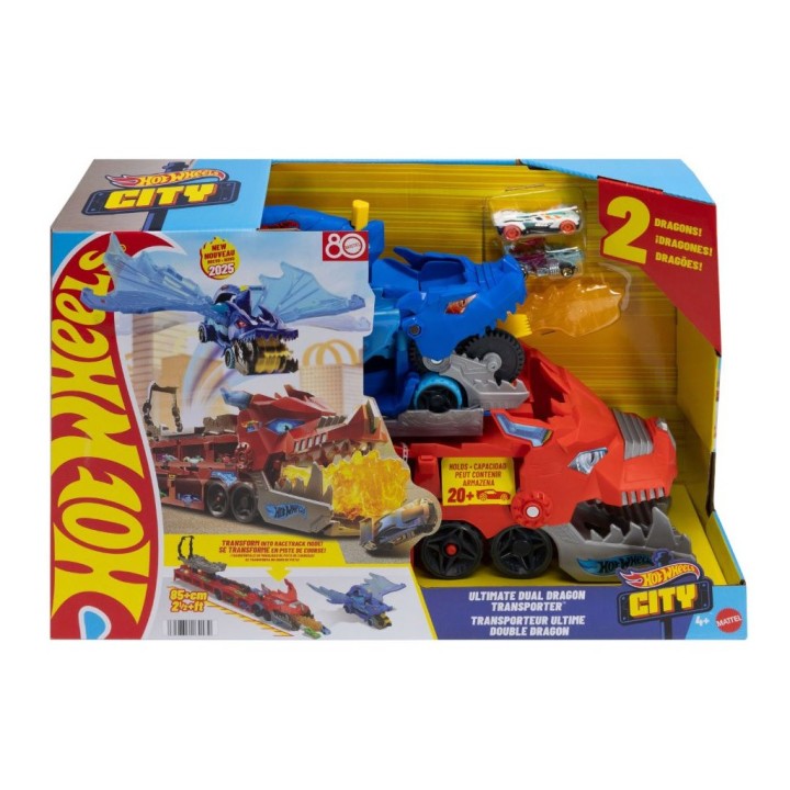 HW CITY DRAGO CAMION TRASPORTATORE JBM72