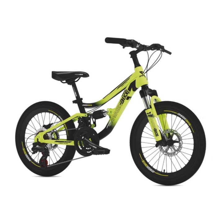 BICI 20 RAGAZZO MTB FULL NERO/GIALLO B