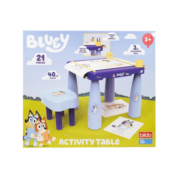BLUEY TAVOLO PER COLORARE C-SGABELLO