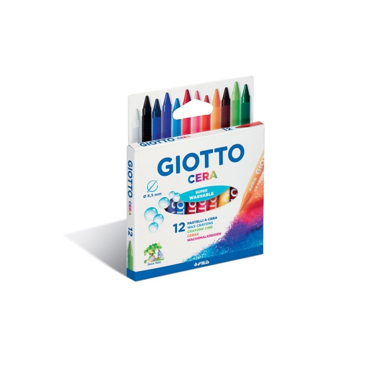 GIOTTO 12 PASTELLI A CERA F281200