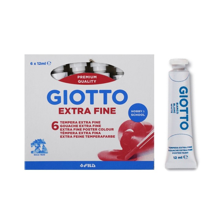 TEMPERA GIOTTO TUBETTO 01 BIANCO