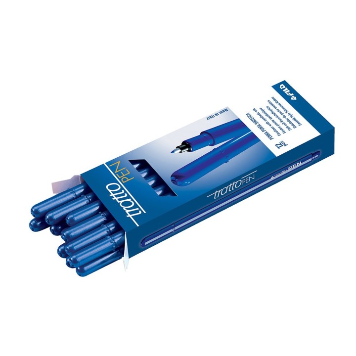 TRATTO PEN BLU METAL LOOK 830701