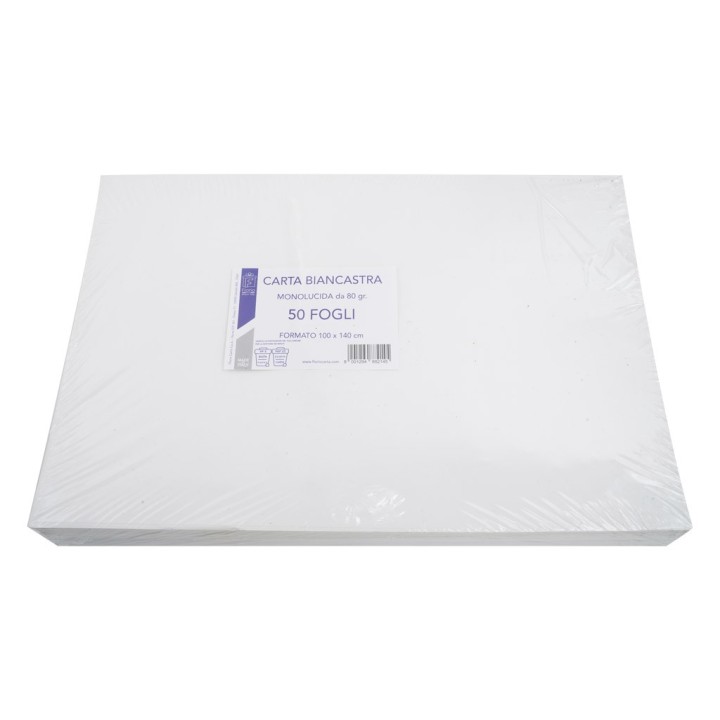 50FF CARTA IMBALLO BIANCA 80 Gr.100x140
