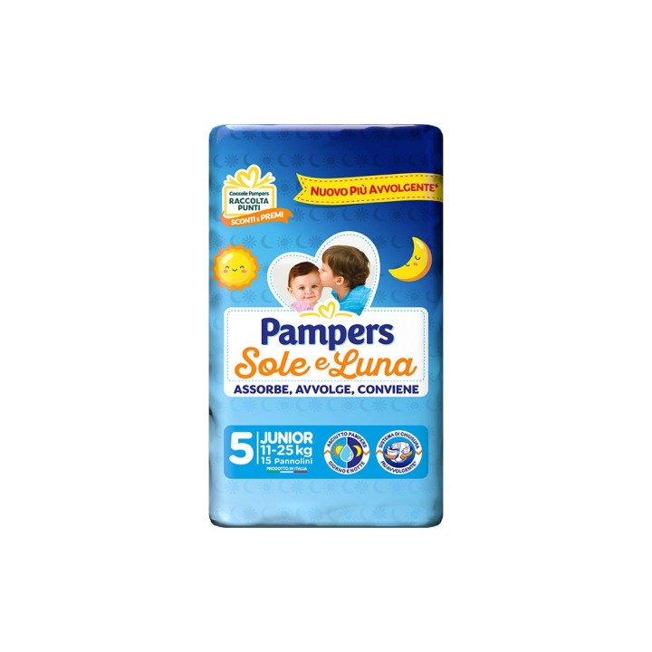 PAMPERS SOLE E LUNA JUNIOR TG.5