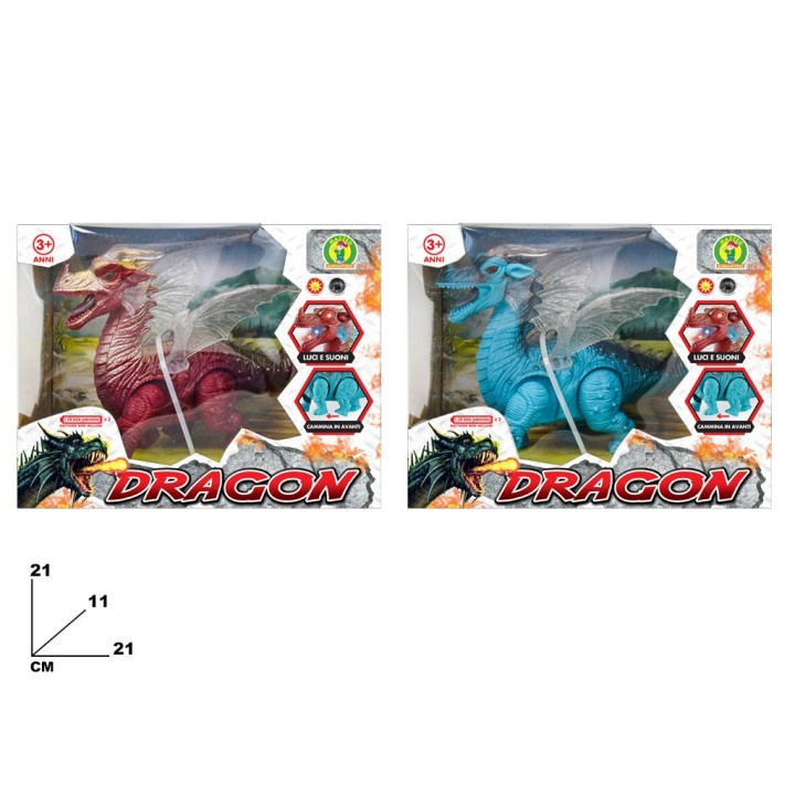 DRAGON CON LUCI E SUONI