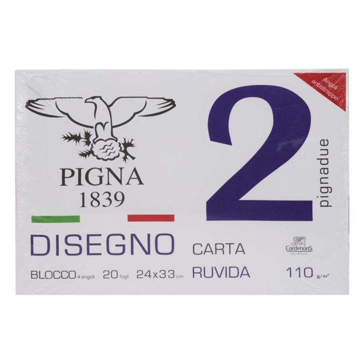 PIGNA BLOCCO 24X33 PIGNADUE RUVIDO OR